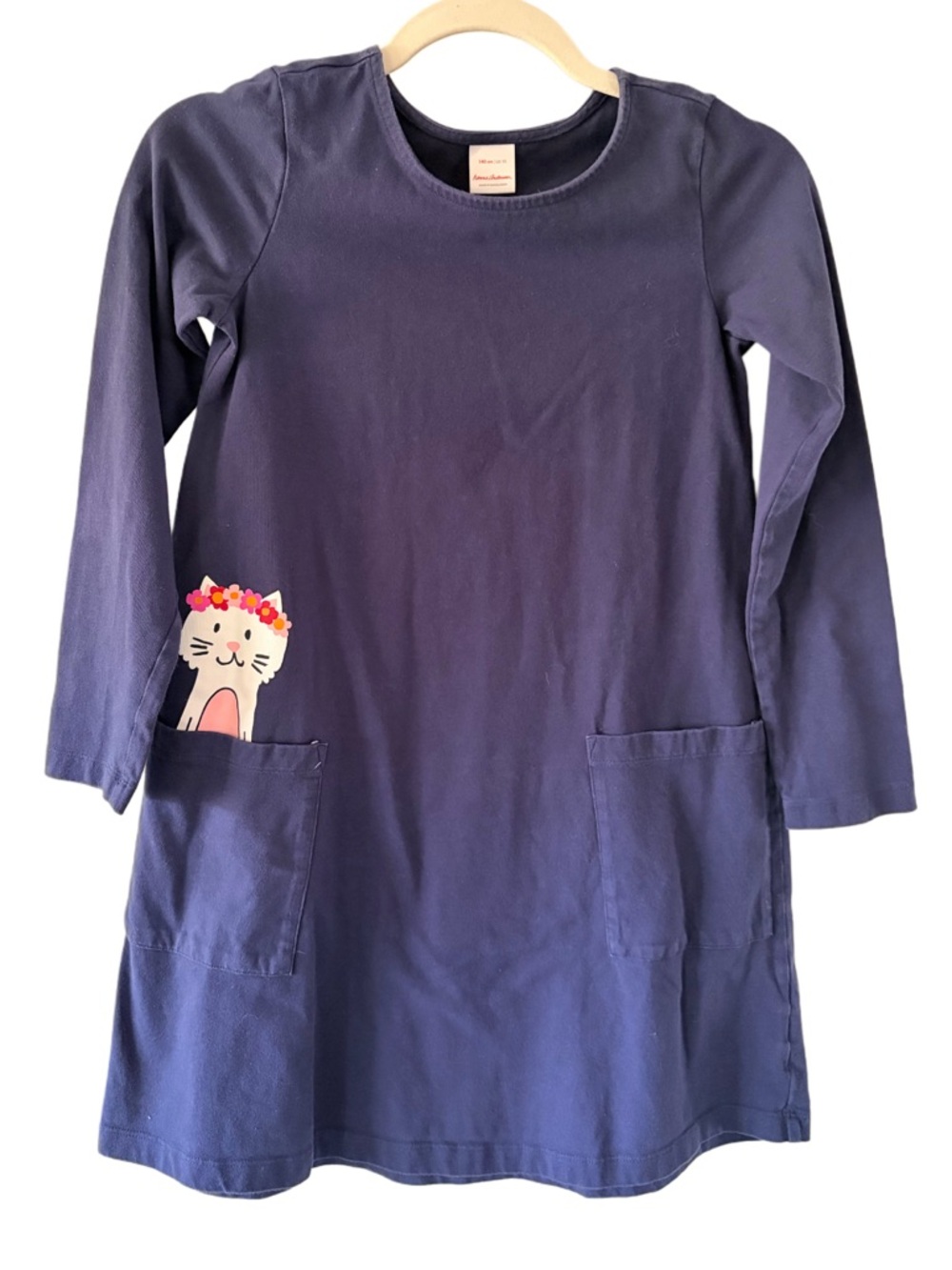 Hanna Andersson baby cat dress size 140